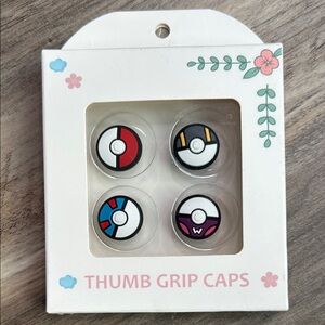 NWT Pokemon 4pk Thumb Grip Caps Set for Controller